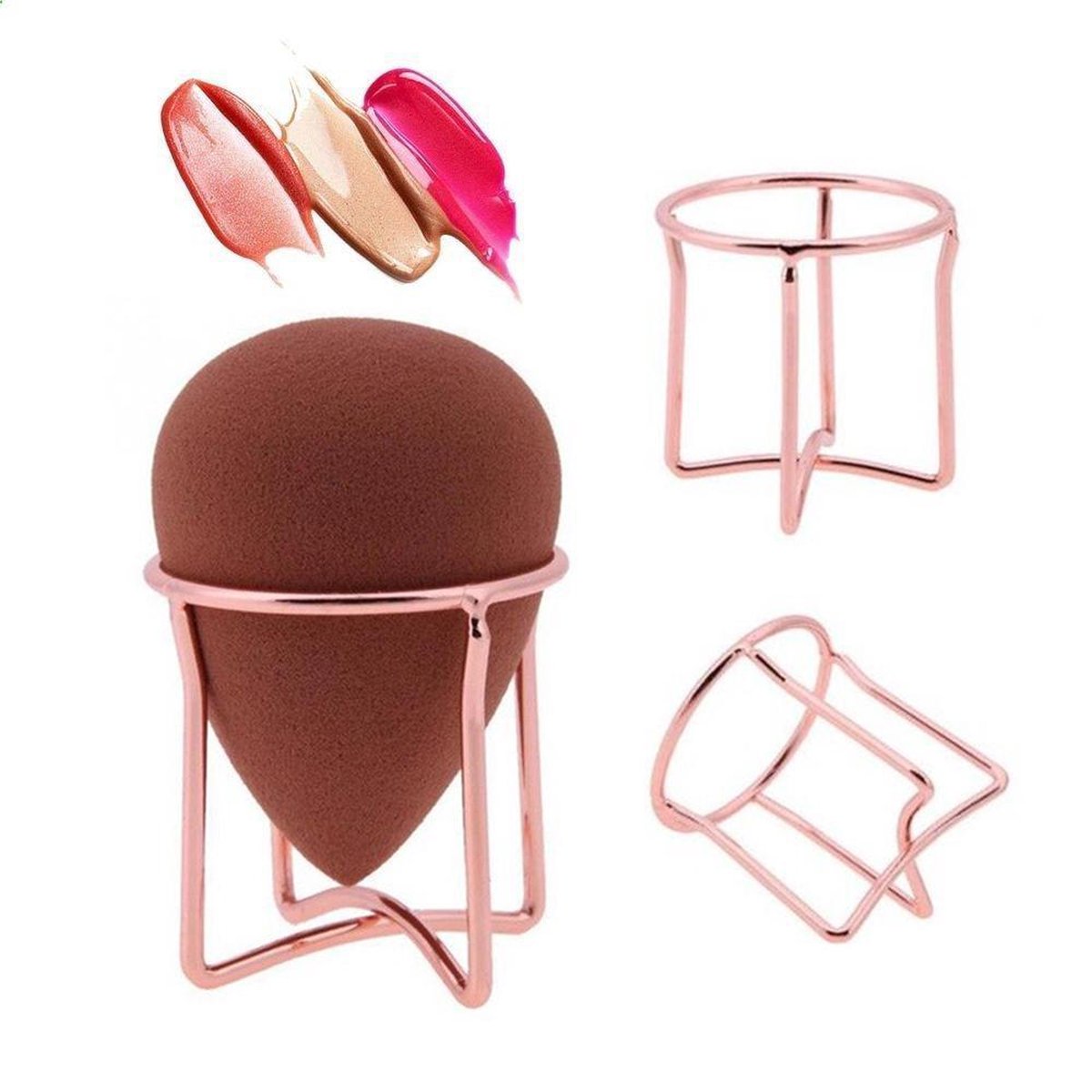 Luxe Make-up Sponge holder | Make-up Beauty Blender Houder | Make-up sponsje houder | Rose gold | Puff stand holder | Technique Makeup artist | Luxury Goods | Beautyblender Houder