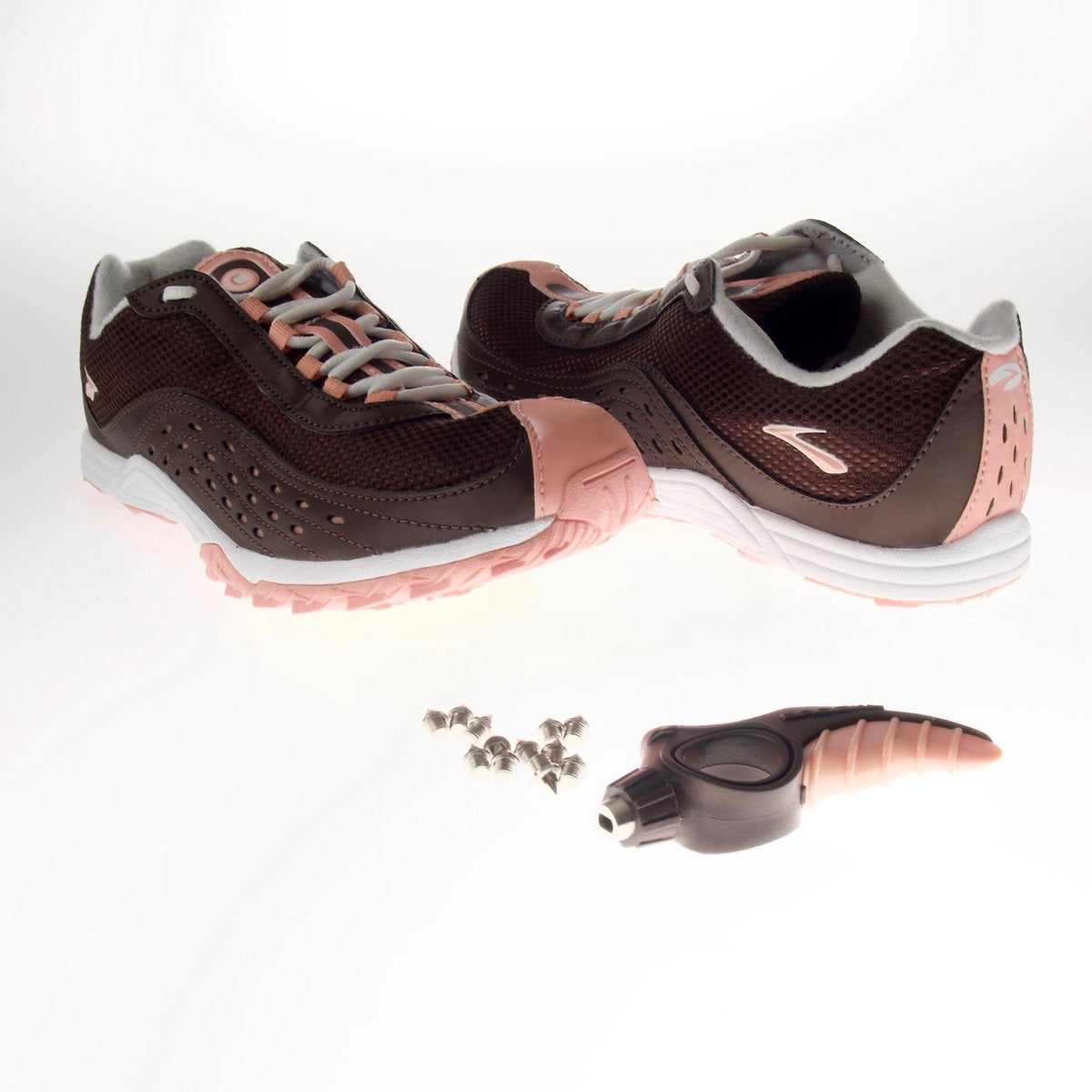 Dames Hardloopschoen - Brooks Mach 8 Spikeless - Bruin/Roze maat 41