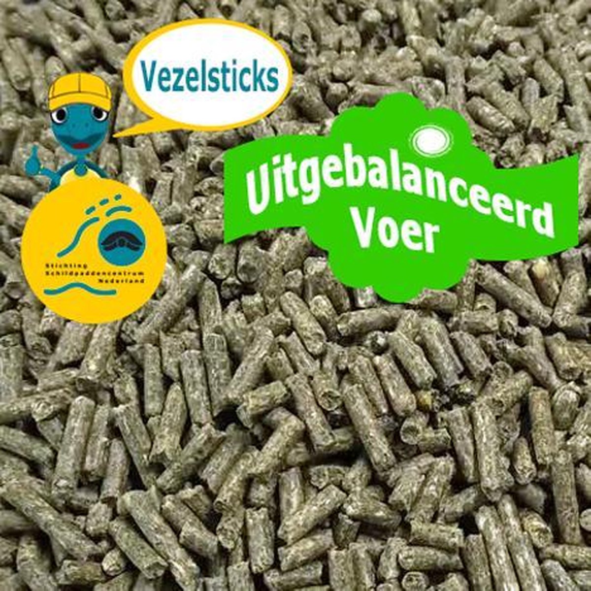 Vezelsticks voor Landschildpadden (Uitgebalanceerd Voer)