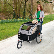 Doggy liner Berlin - Zwart/Grijs - 148 x 81 x 87 cm