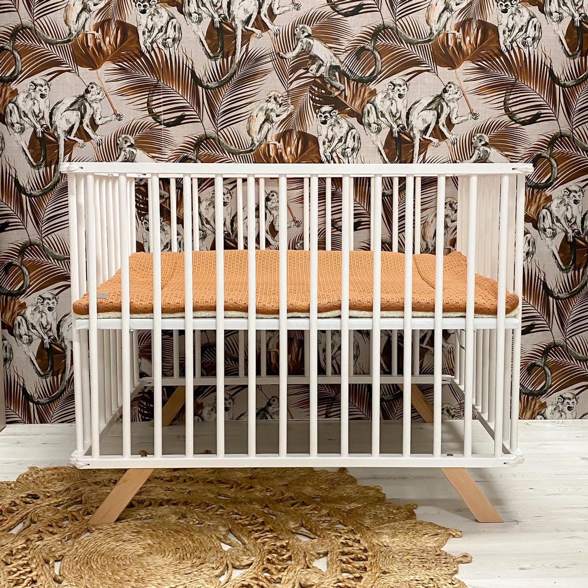 Cabino Babybox Inklapbaar Met In Hoogte Verstelbare Bodem Luxe Wit