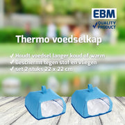 Thermo voedselkap vliegenkap |set 2x klein