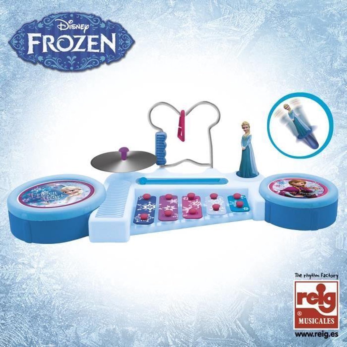 THE QUEEN OF SNOW Set 5 muziekinstrumenten