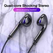 Earbuds - Oortjes - Oortelefoon - Diepe Bas - Met Microfoon - Zwart