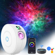 Gutos LED Alexa Google sterrenhemel projector - Galaxy projector - Galaxy lamp - Sterrenhemel lamp Wit - Volwassenen - Verlichting - Hemel projector - Plafond projector met bluetooth - Kinderen - Star projector - Sterren projector