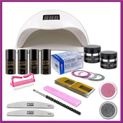 Uv gel startpakket met Sun5 lamp - 48watt - Starter Kit Set -Gelnagels Starterspakket MBS®