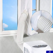 Airco raamafdichting inclusief Nederlandse handleiding - Tegen insecten - Transparant - 400cm