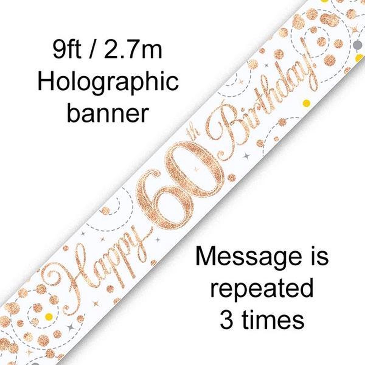 Banner 60 jaar Rose Gold