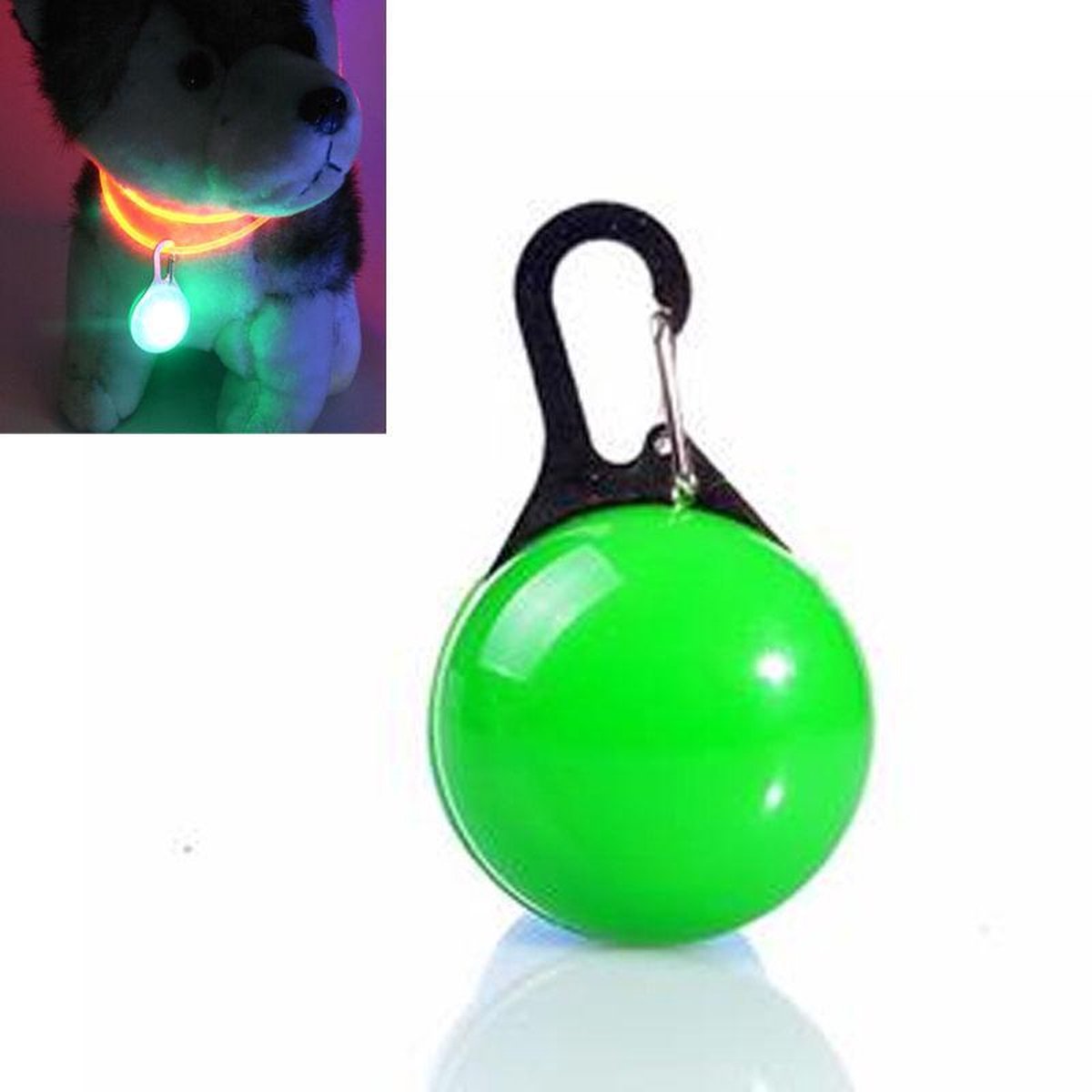 Veiligheidslampje Voor Halsband - Dierenlampje - Groen