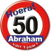 7 delig Party pakket Abraham (vlaggen/ballonnen/vlag/button/bierviltjes etc)