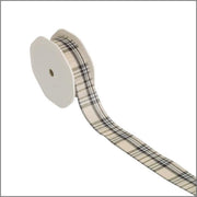 Schots ruit lint - 20 meter - 30 mm breed - geweven lint - Burberry