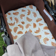RiFresh - deken baby - zomerdeken - wandelwagen - grijs - licht taupe - katoen 60x80 - kinderwagen