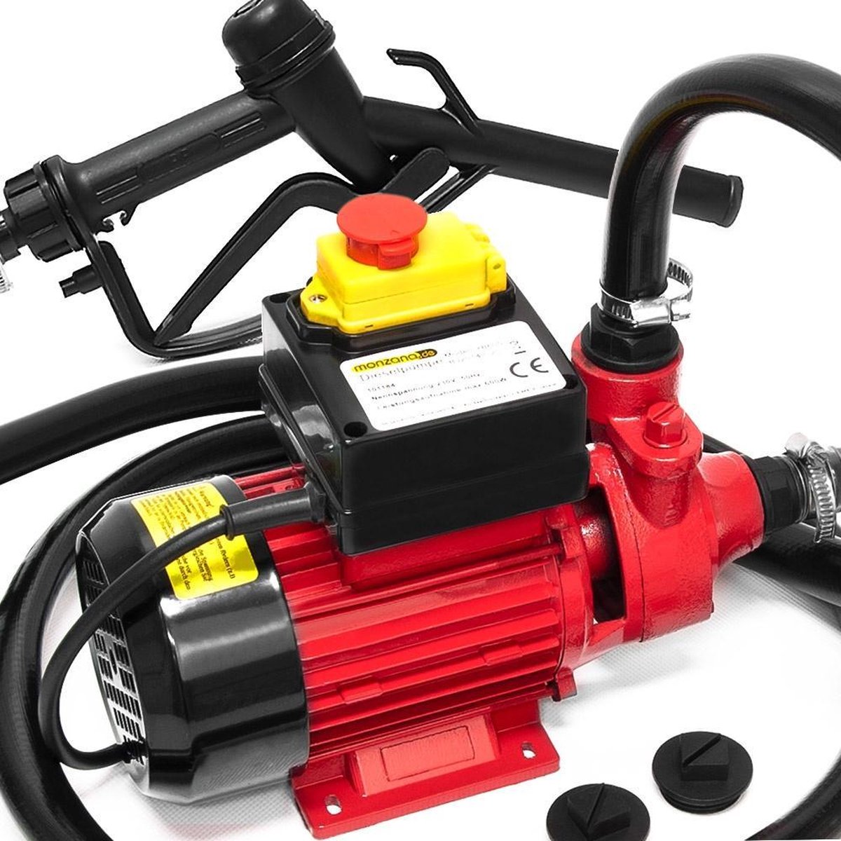 Deuba Dieselpomp Oliepomp - 600W - 2400L/u - incl. accessoires