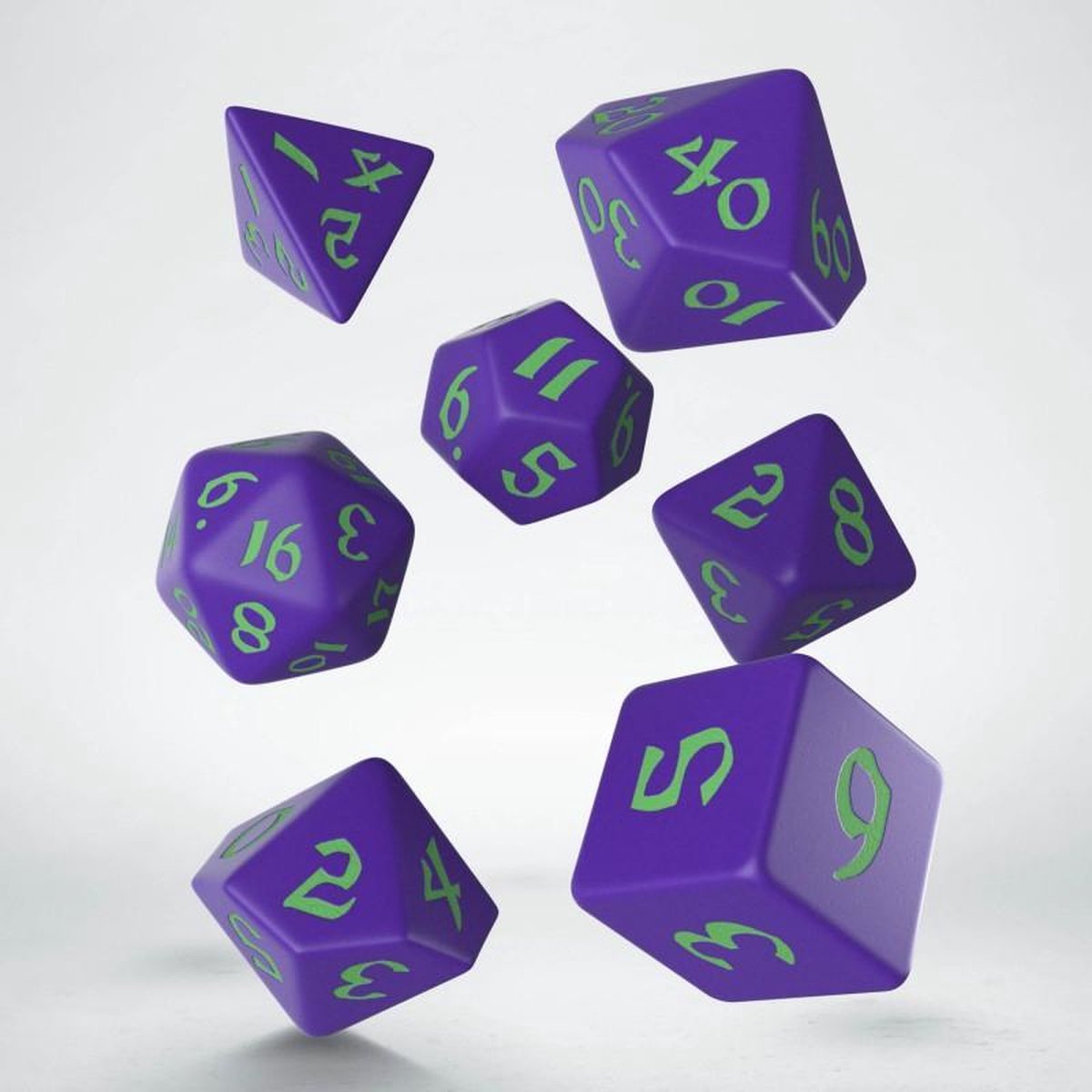 Classic Runic - Purple w/green