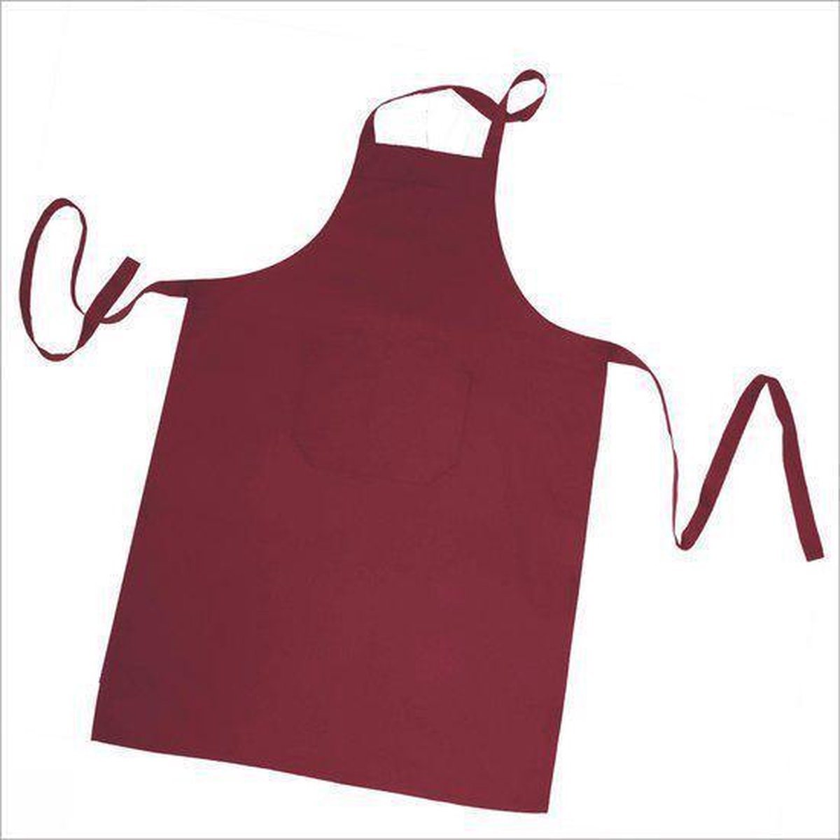 Homéé® Horeca suite Keukenschorten BBQ BIB Apron - Bordeaux Rood - 70x100 cm