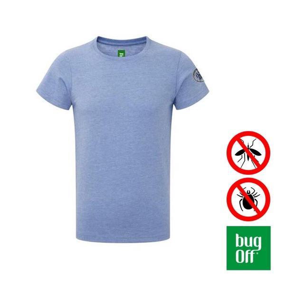 BugOff - insectwerende kids T-Shirt blauw