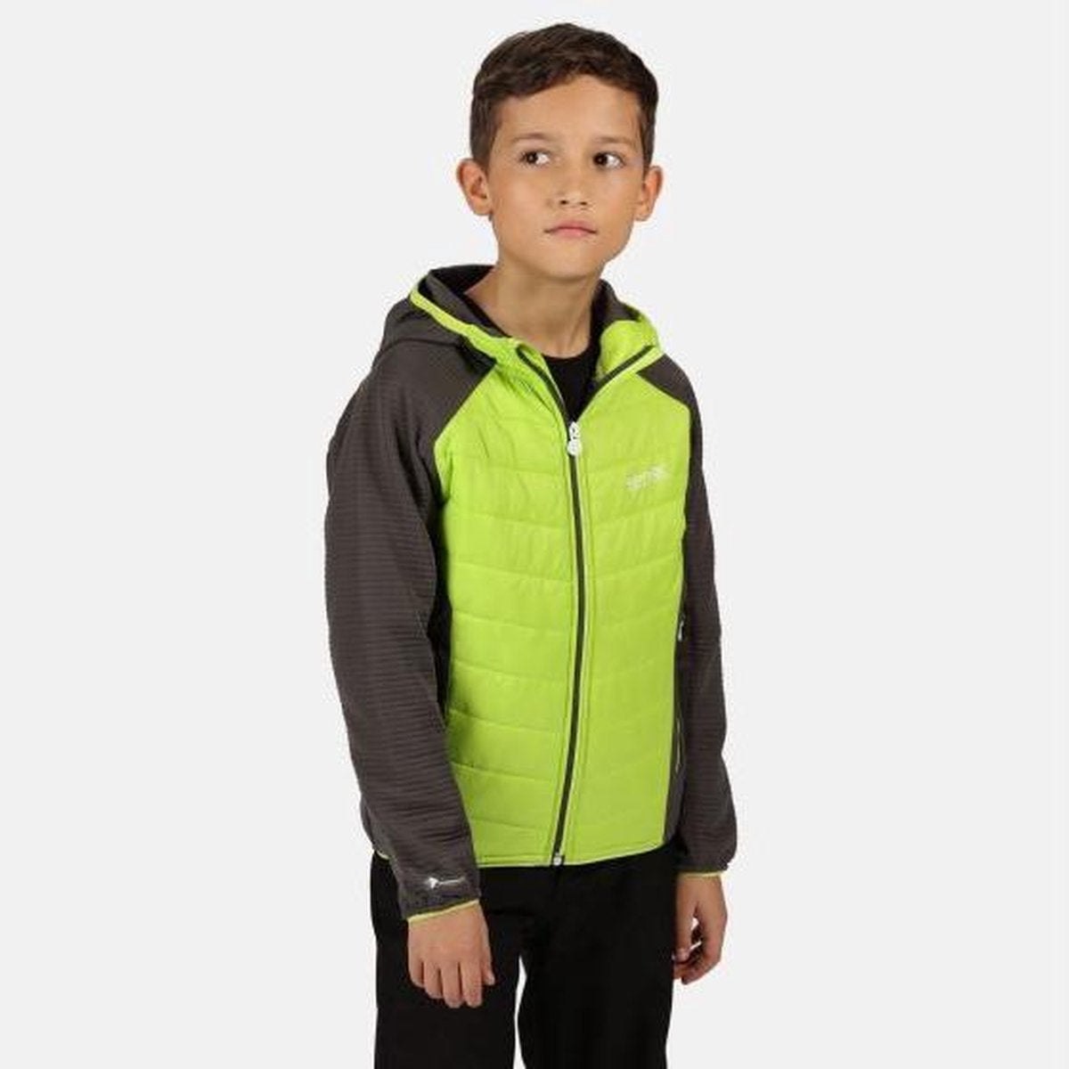 Kielder IV Lichtgewichte Hybrid wandeljas van Regatta met capuchon voor Kinderen