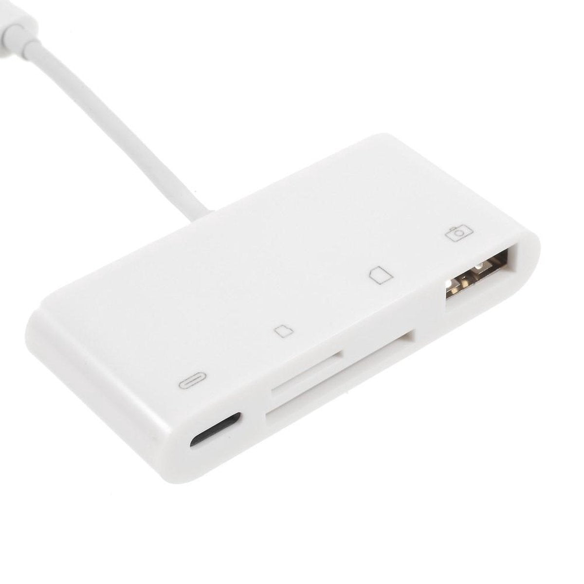 Camera Connection kit 4 in 1 voor iPad en iPhone SD / USB 3.0 / MICRO SD
