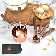 TDR - 8-Delige Maatbeker Set - Maatlepel Set - Complete Maatschep Set - Maatcups-koper