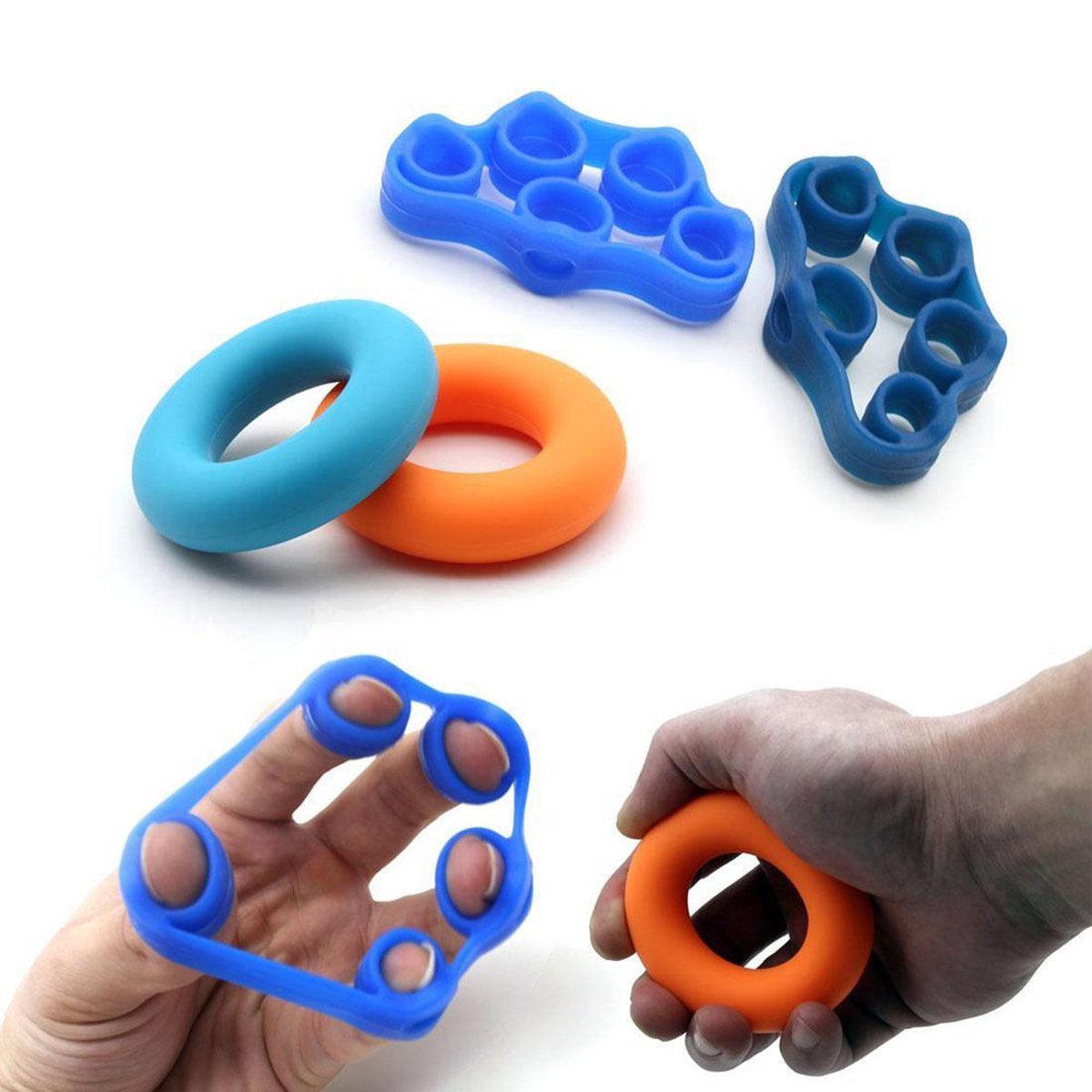 Vingertrainer set met ring en stretcher - Train voor sterke handen