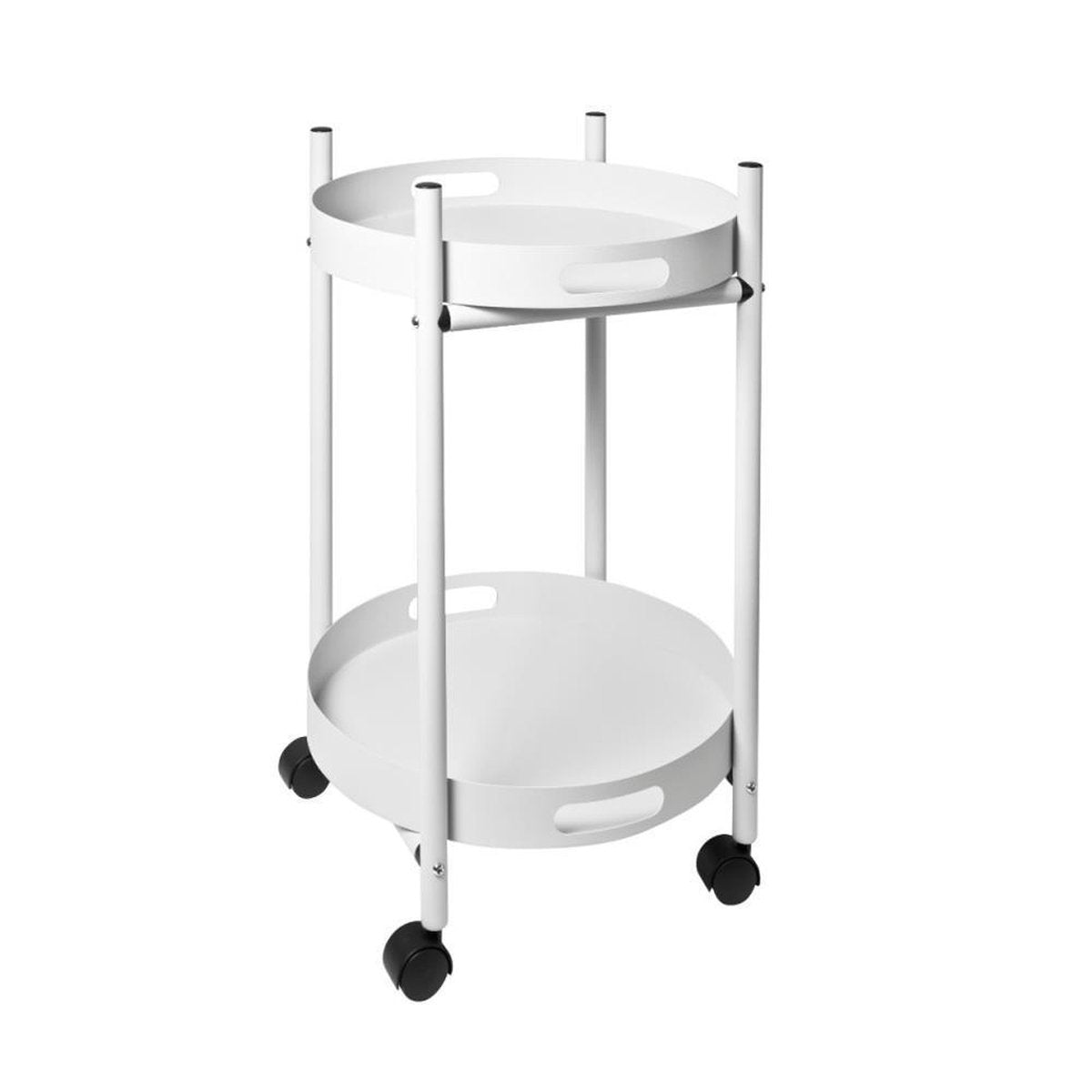 Pusher - Trolley Simple - wit - 2 afneembare dienbladen