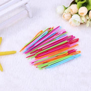 20 stopnaalden - plastic stop naald gemixte kleuren - breien