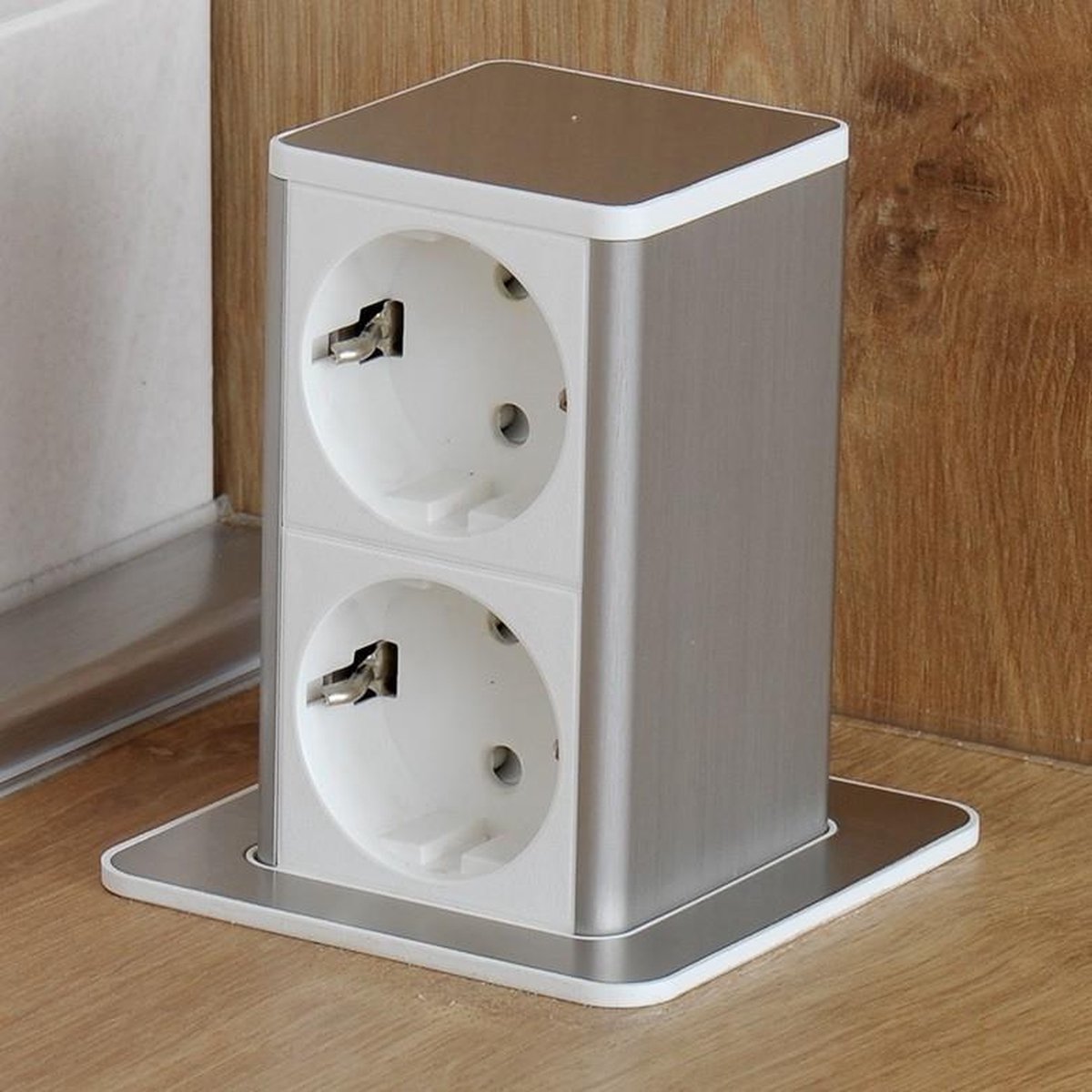 Stroom en signaal unit Pop Up - Wit - 1x Power | 2x USB