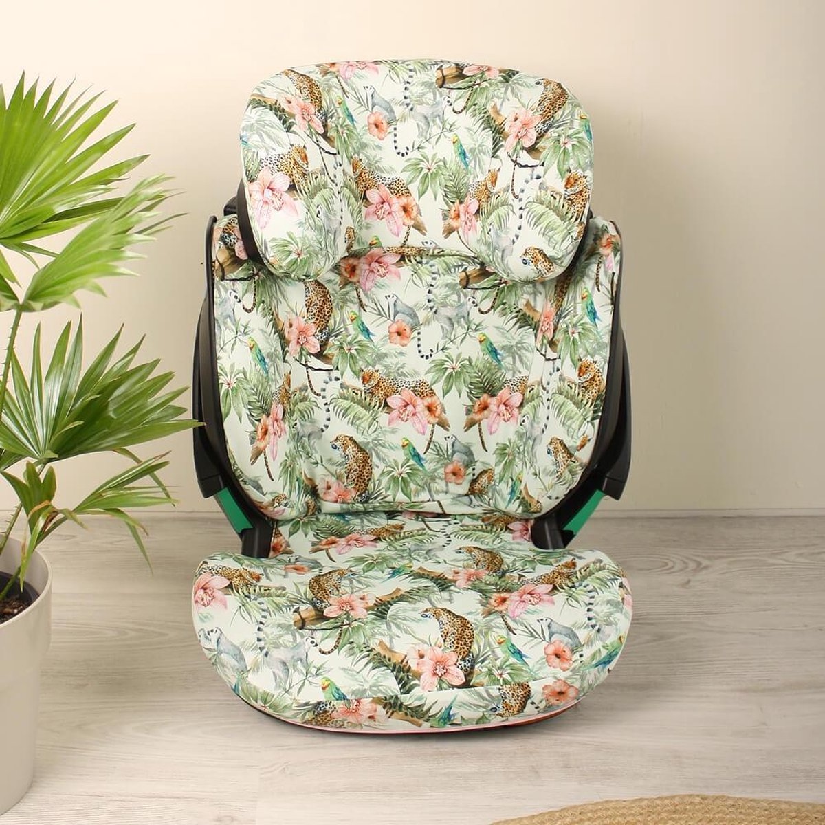 Ukje - Maxi Cosi Kore autostoelhoes - Bloemen tijger