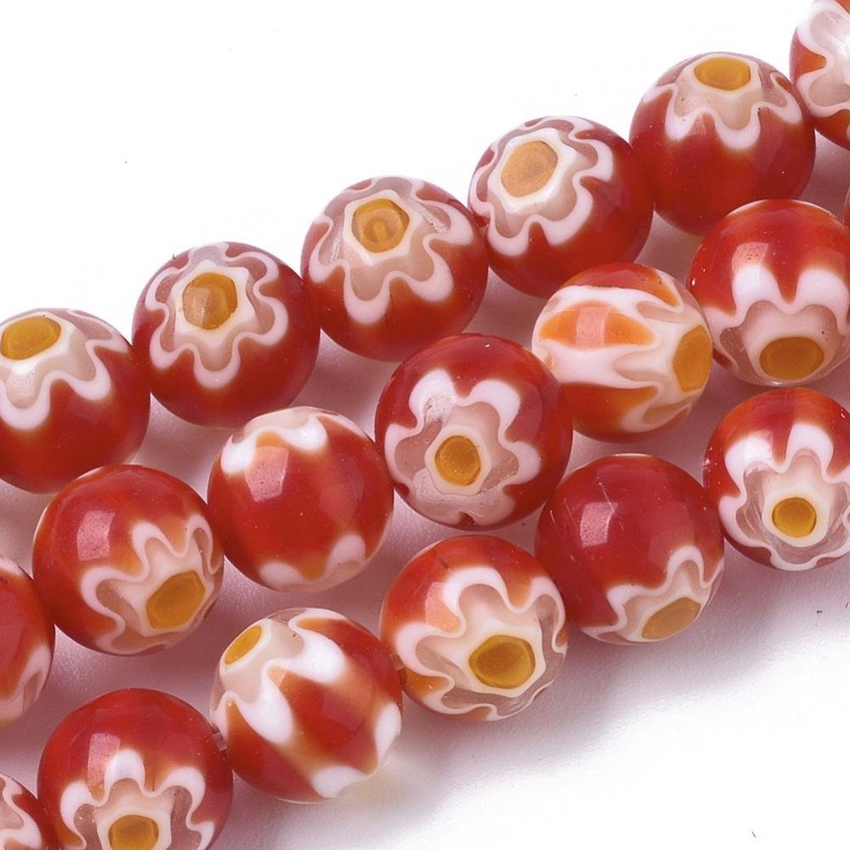 Millefiori glaskralen