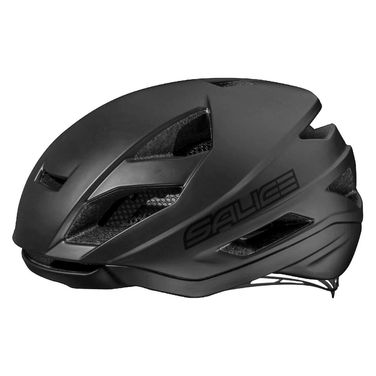 Salice Levante Fietshelm - Black / Black | Maat XS 52-58