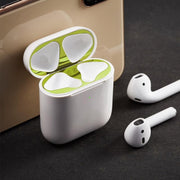 Kraul - Airpods Metalen Stofbeschermers - Airpods Beschermende Sticker - Airpods Protector - Airpods Anti Stof - Airpods Accessoires - Metalen Stofbeschermers -Airpods Beschermer - Airpods Bescherming - Airpods Stof - Airpods Sticker - Goud