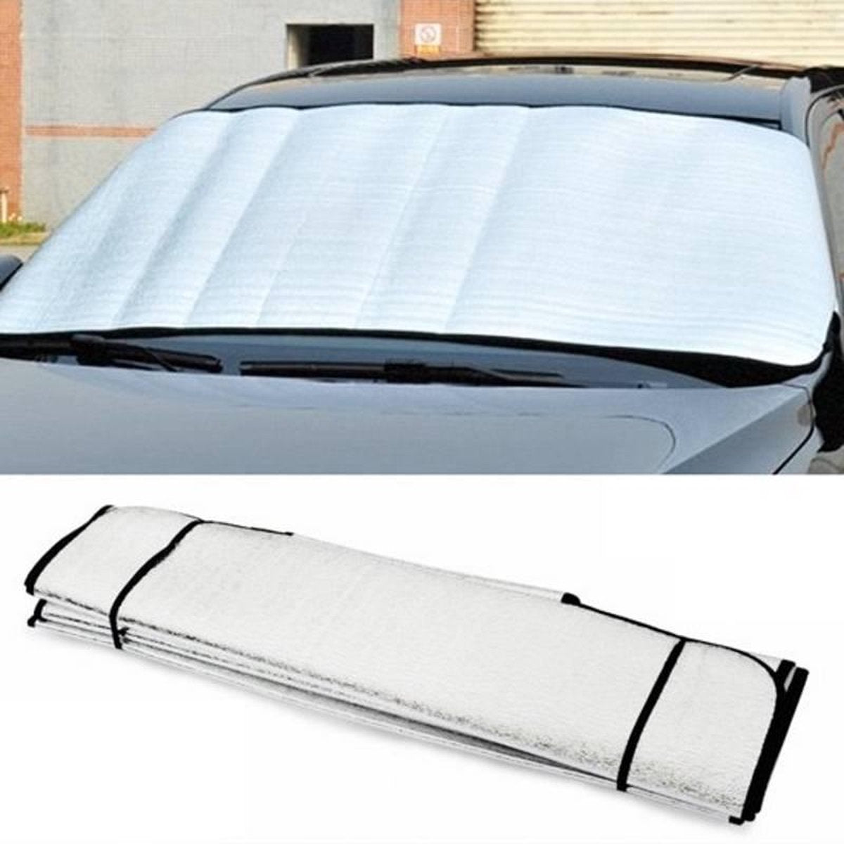 Benson Auto Zonnescherm Voorruit - Zonwering Autoraam - Universeel - Grijs