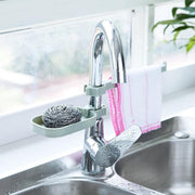 Gootsteen organizer - Kraan - Keuken - Wasbak - Sponshouder - Houder voor spons - plaatsing kraan - Blauw