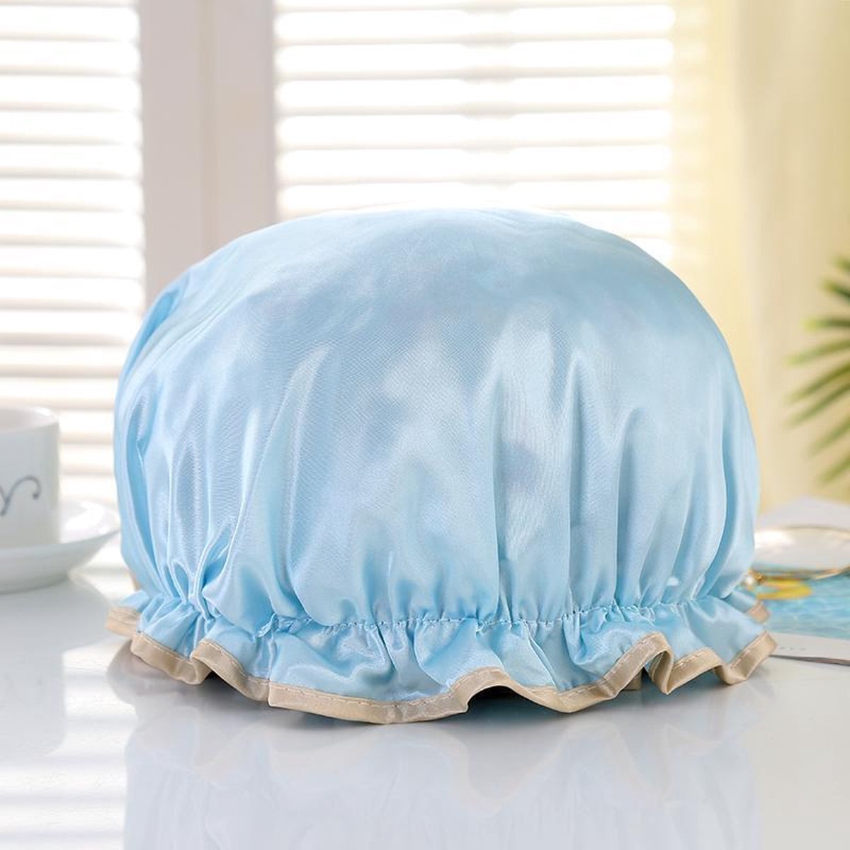 Afabs® Douchemuts / Shower cap / Douchekapje / Douchecap - Lichtblauw