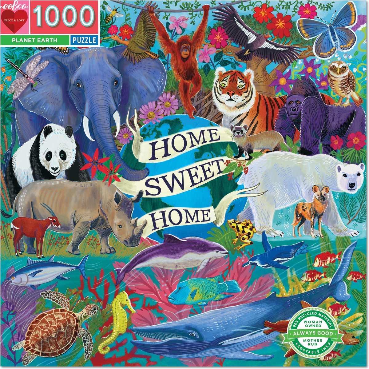 Puzzel 1000 stukjes - Planet Earth