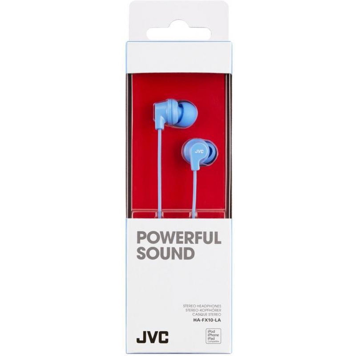 JVC HA-FX10-LA-E Kleurrijke in-ear hoofdtelefoon