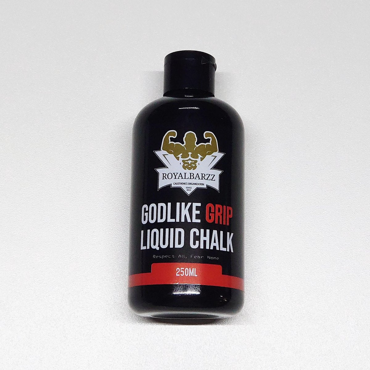 Vloeibare Magnesium - Royalbarzz Godlike Grip Liquid Chalk 250ML - Vloeibaar magnesium voor Calisthenic- Crossfit - Paaldansen - Fitness en Krachtsport