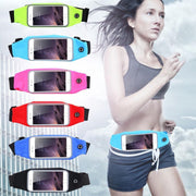 Waterproof runningbelt/waterproof heupband voor iphone 6/7/8. Rood