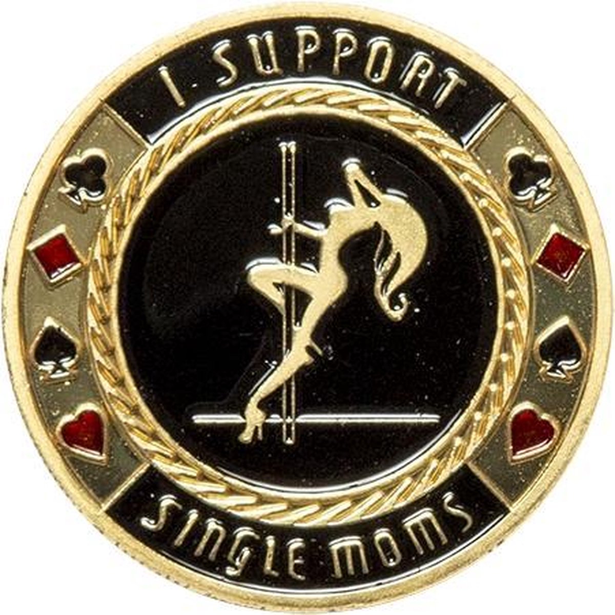 I support single moms card protector