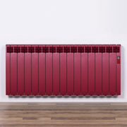 Elektrische Radiator Wifi Ruby Red (RAL) - Smartcontrol via app - Energiebesparende functies - Laag verbruik - Realtime consumptie - 15 elementen - 1600 W - Zuinigste Radiator