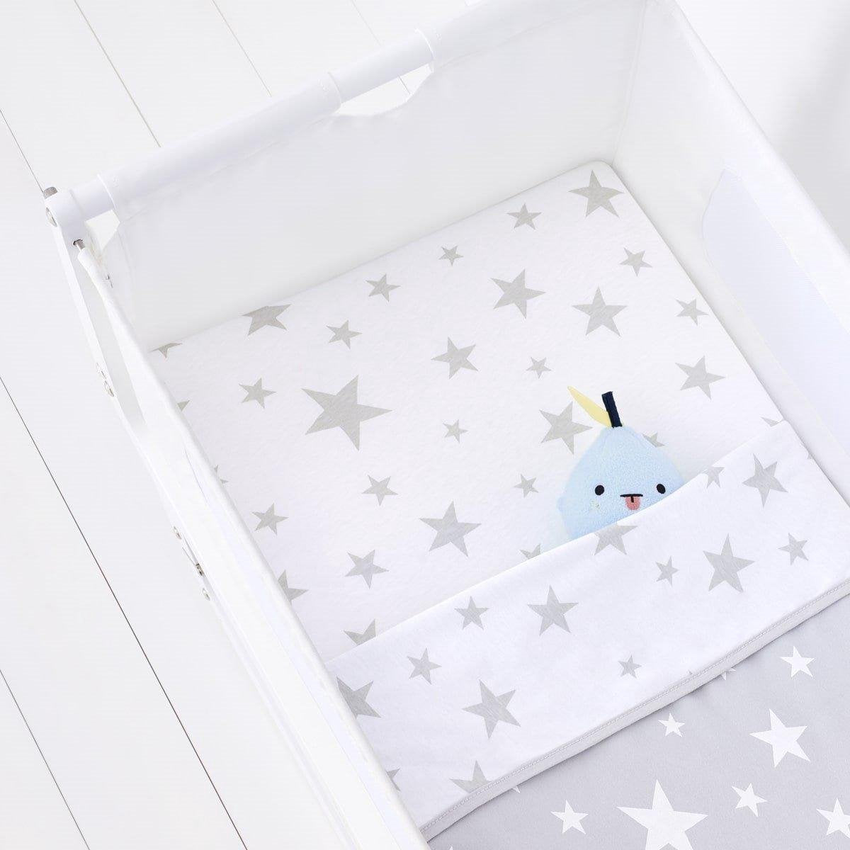 Snuz Beddengoedset voor co-sleeper - 45x90cm - Grey Star