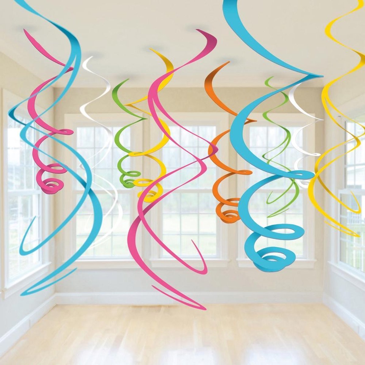 Swirls Multicolor Pastel - 12 stuks