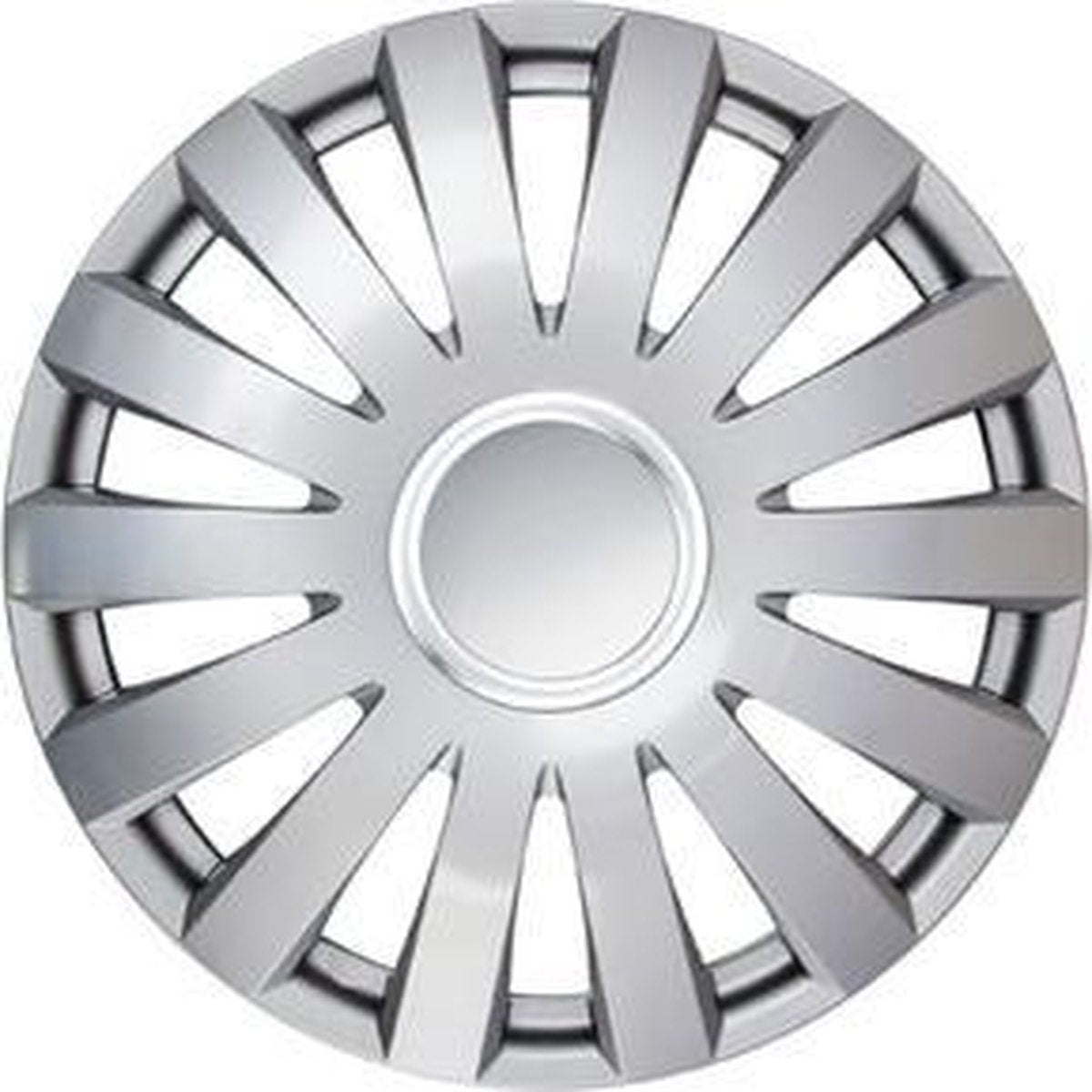 Car Plus Wieldoppen Fontana 15 Inch Abs Zilver Set Van 4