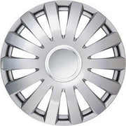 Car Plus Wieldoppen Fontana 15 Inch Abs Zilver Set Van 4