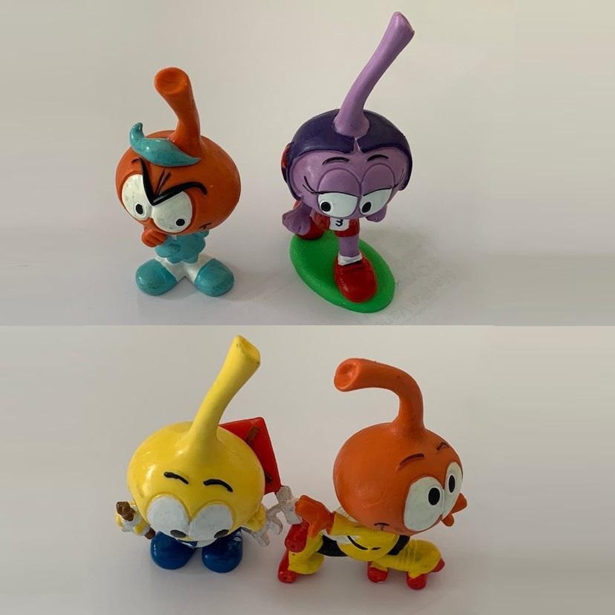 4 Snorkels Figuurtjes Schleich (Ca. 7 cm)