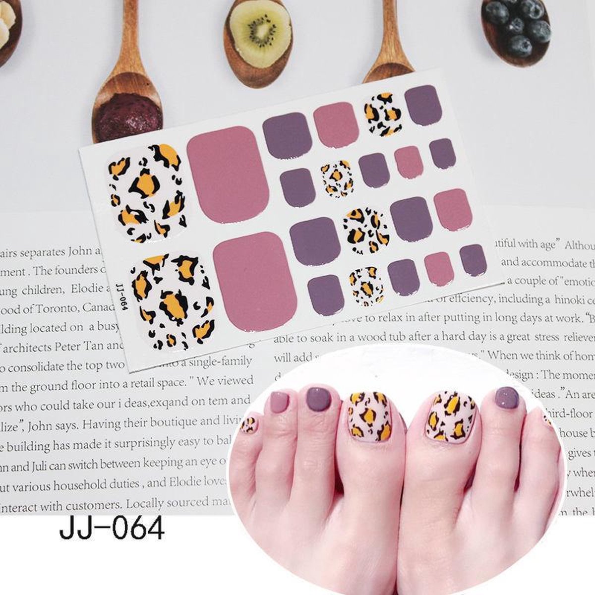 Prachtige Teen NagelStickers/ 1 vel 