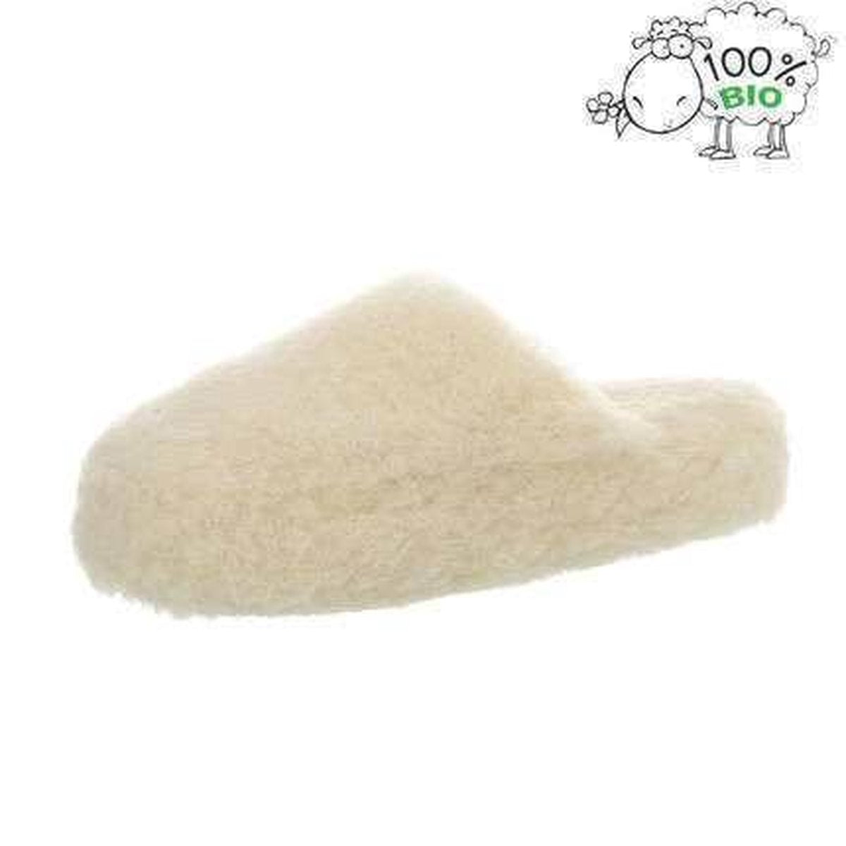 Pantoffels 100% lamswol maat 42 | Instapper | Wit | Sloffen | Heerlijk warm!