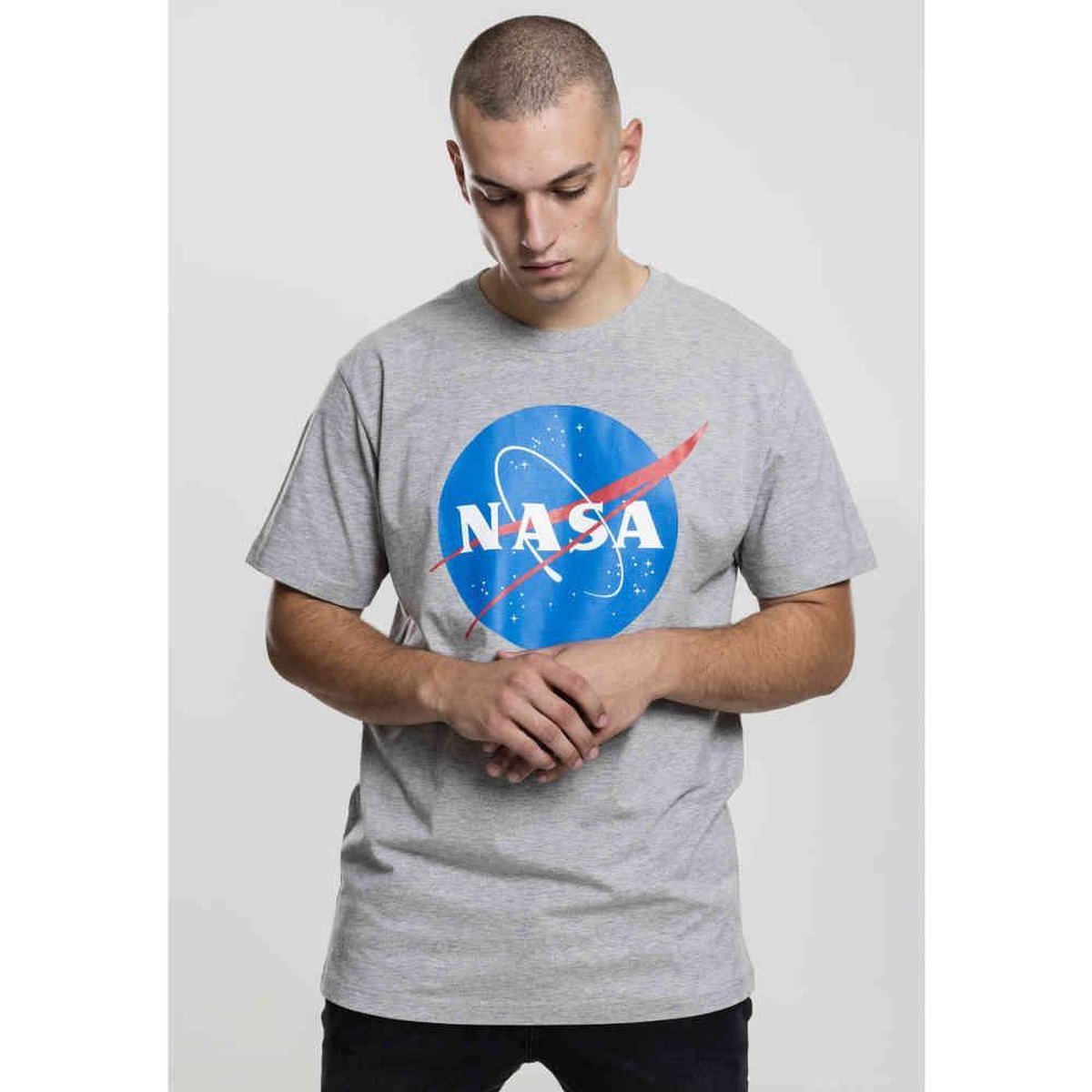 NASA Logo Men T-shirt - Grijs