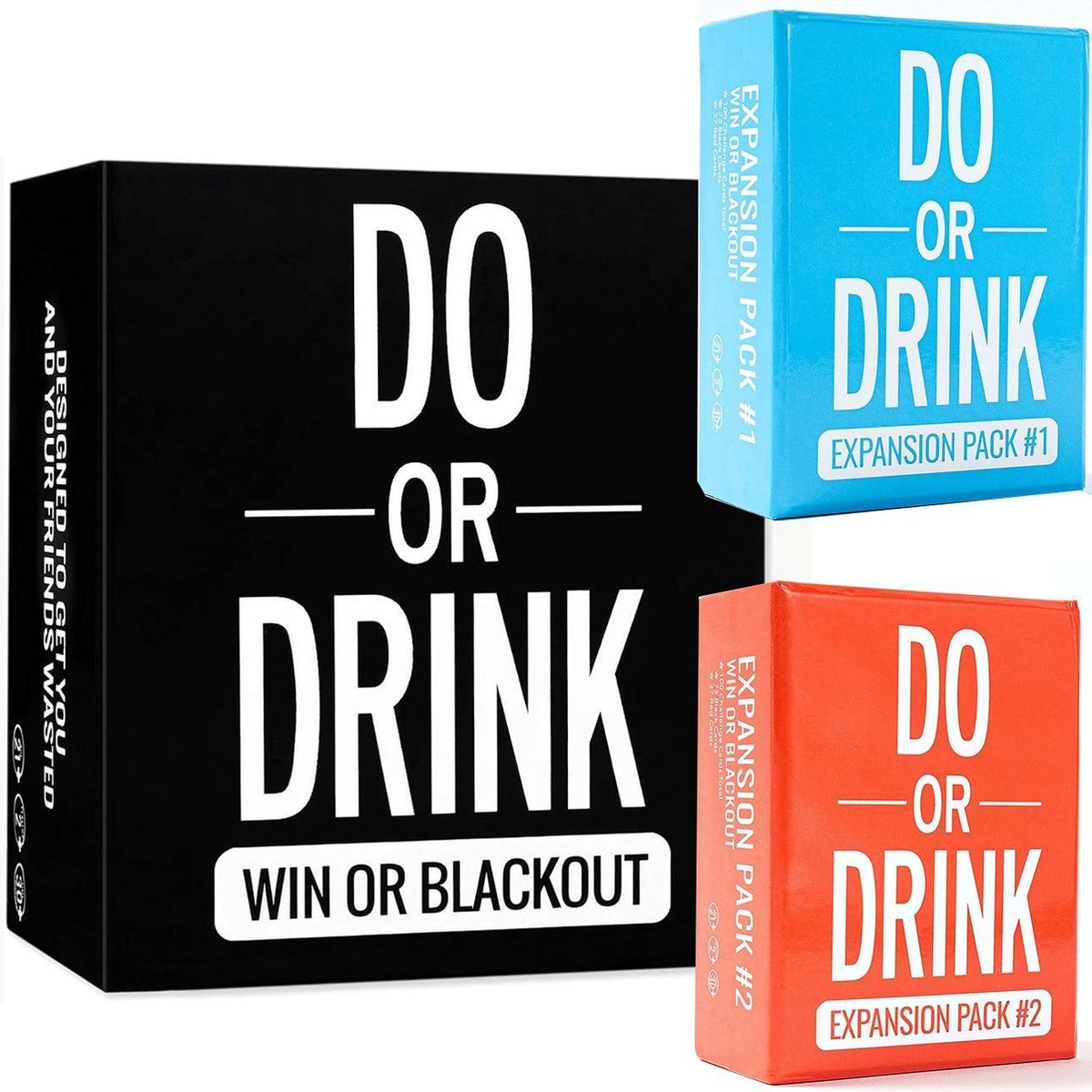 Do or Drink Inclusief Uitbreidingspakket 1 & 2  - Drankspel Volwassenen - Party game (Nieuw 2021)