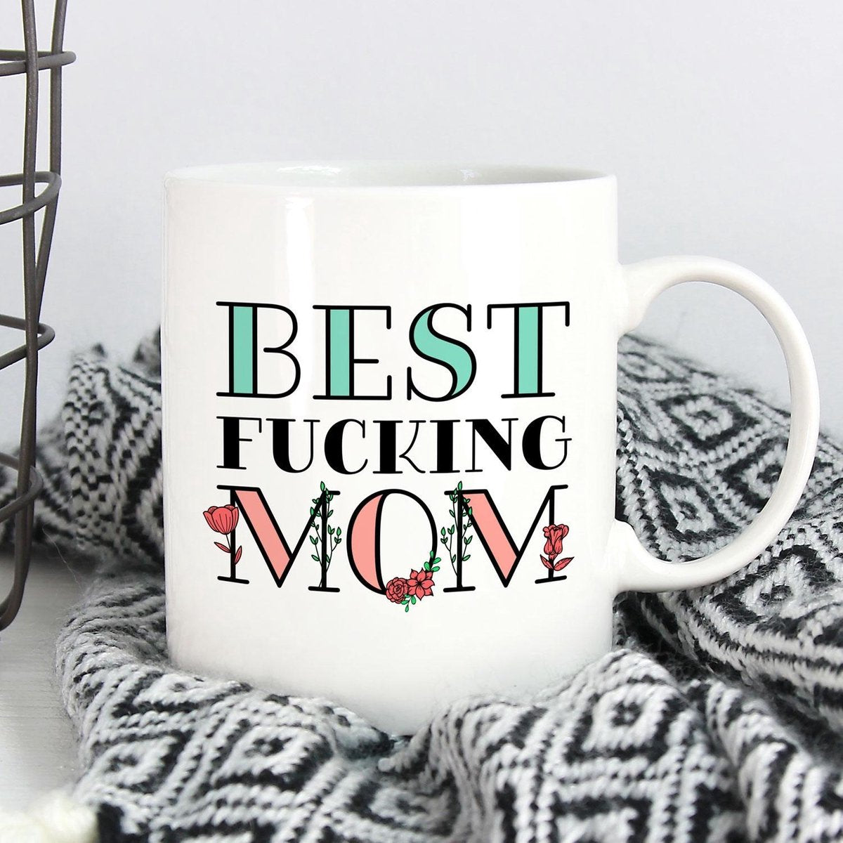 Mok met tekst Best Fucking Mom